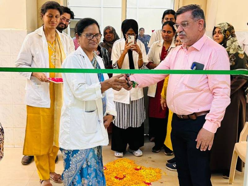 Re-Inauguration of microbiology laboratory
